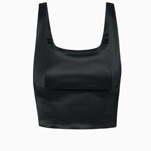 Aritzia Shine Satin Bustier